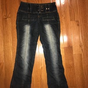 Blue vintage jeans